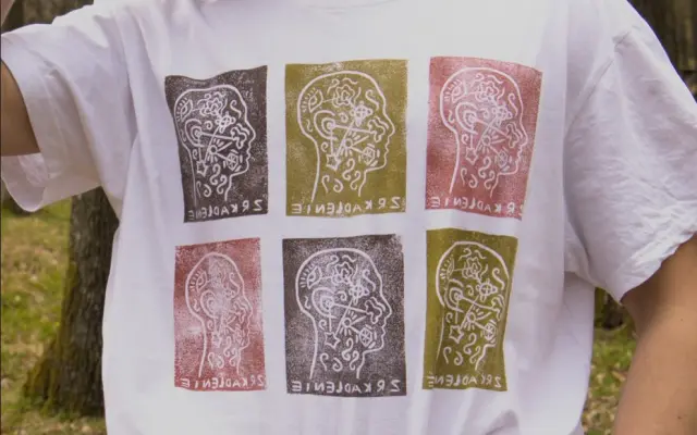 MERCH: Tričko s ručne robeným vzorom