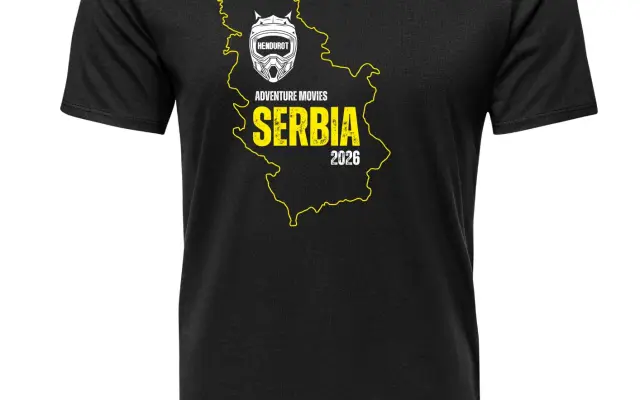 1x Tričko HENDUROT ADVENTURE MOVIES SERBIA