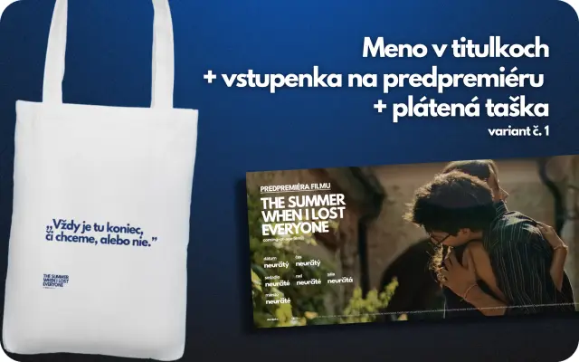 TSWILE.FILM | Vstupenka na predpremiéru + meno v titulkoch + plátená taška