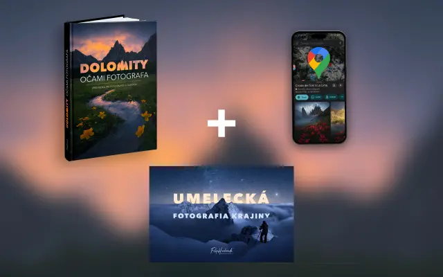 Kniha + Mapa + E-Book „Umelecká fotografia krajiny“