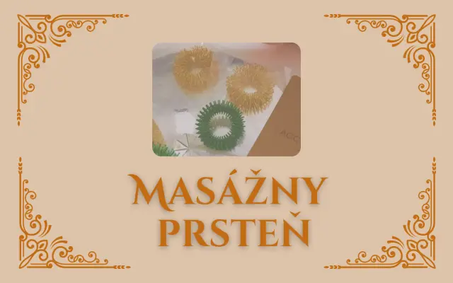 Masážny prsteň