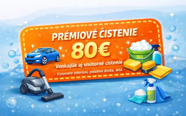 80 € – Prémiové čistenie