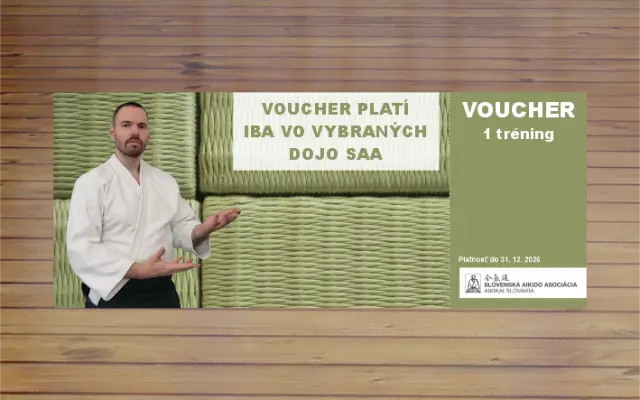 1/4 tatami pre SAA a 1 tréning zdarma vo vybraných dojo SAA pre vás.