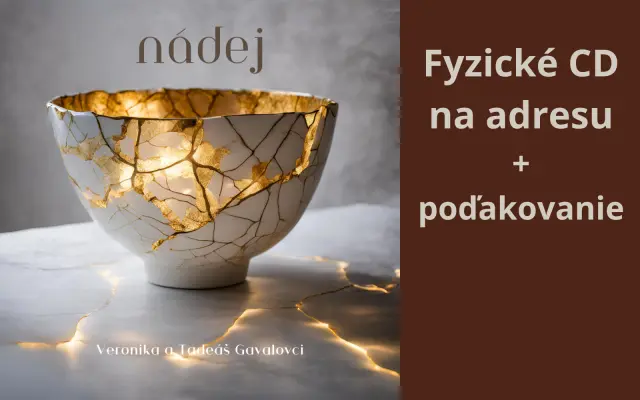 Fyzické CD na adresu + poďakovanie