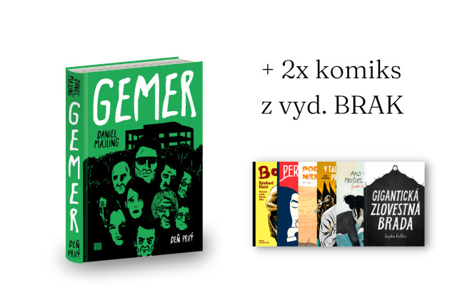 Gemer + 2x grafický román podľa vlastného výberu
