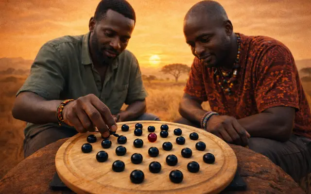 AFRICKÁ SPOLOČENSKÁ HRA