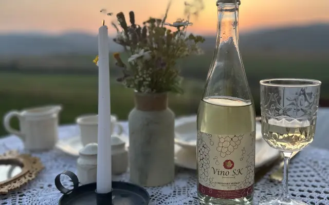 Pohostenie kávička, limonáda, vínko v hodnote 25 €