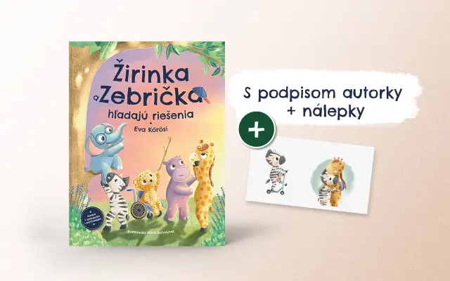 KNIHA s podpisom + DARČEK nálepky pre 45 najrýchlejších - s doručením zdarma