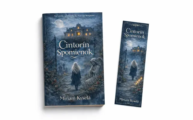 1x podpísaná kniha + záložka s motívom knihy