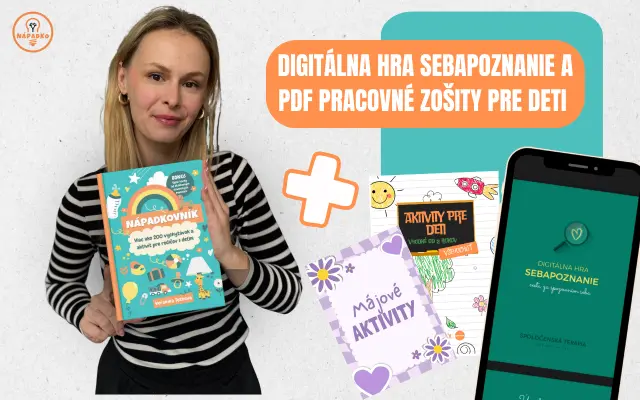 Kniha Nápadkovník a digitálna hra Sebapoznanie