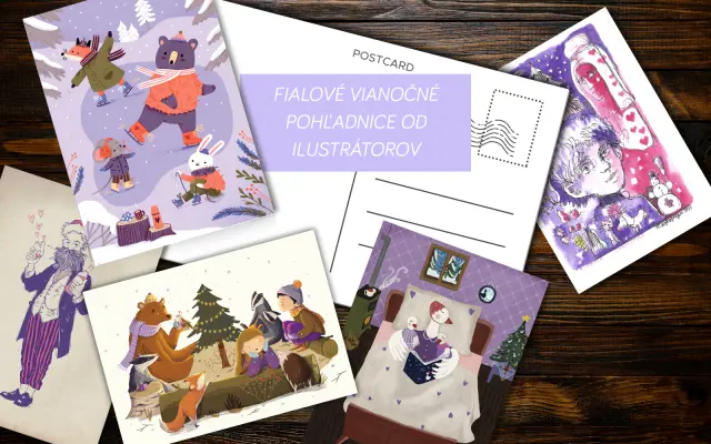 Vianočné pohľadnice od popredných slovenských ilustrátorov