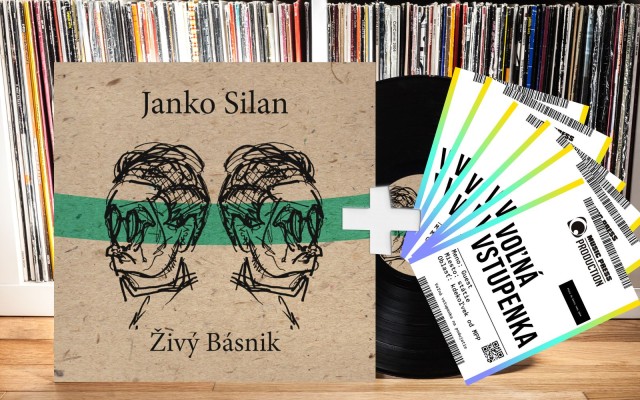 1× podpísané LP Janko Silan – živý básnik + 6 vstupeniek na ľubovoľné koncerty od Music Press Production