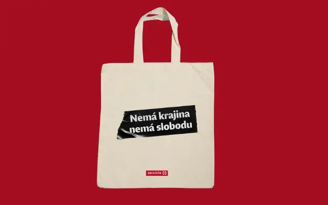 Jedinečná limitovaná taška Nemá krajina nemá slobodu