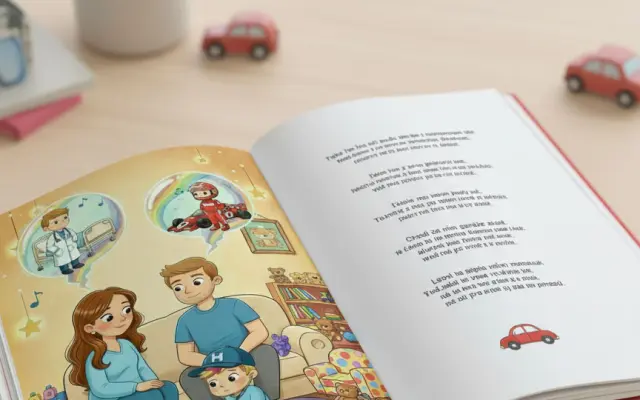 1x kniha+ 1x záložka + detská šiltovka Hitači