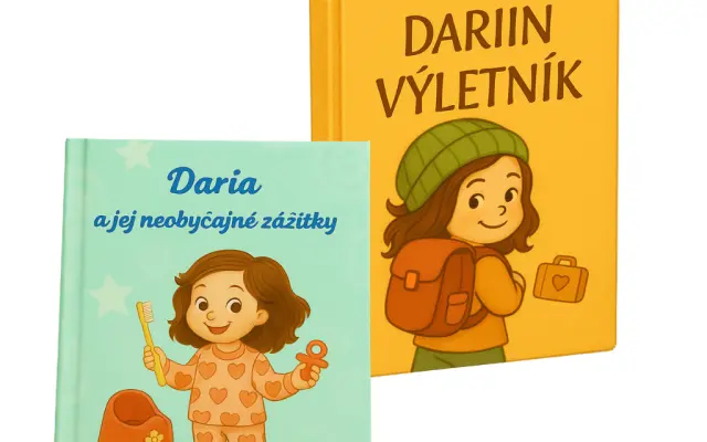1x Kniha Daria a jej neobyčajné zážitky + Dariin výletník