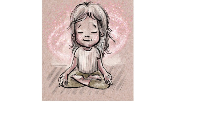 Autorský print "Meditačná "od Lenky Pacako