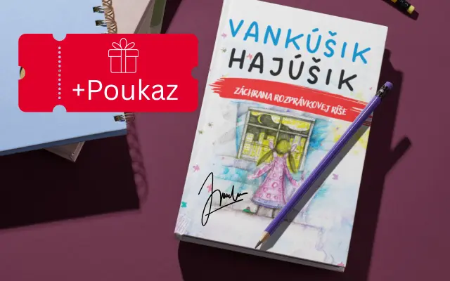 Kniha s podpisom + kupón na detské knihy