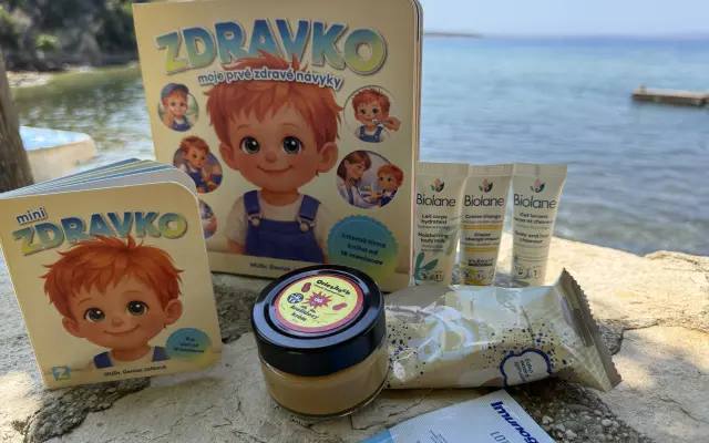 Knižka Zdravko moje prvé zdravé návyky + knižka mini ZDRAVKO + DARČEKY + DOPRAVA v cene