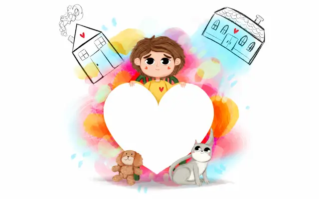 🎨 Limitovaná personalizovaná edícia Art Print | Dva domovy a jedno bezpečie ❤️