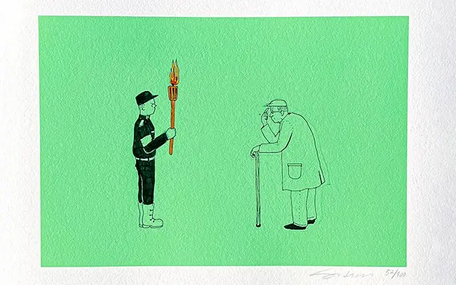 Slovenské národné príbehy od Ivany Šátekovej na stene