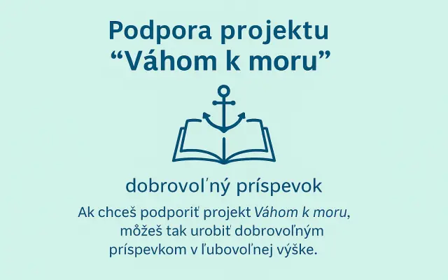 Podpora projektu „Váhom k moru“ – Dobrovoľný príspevok (od 5 €)