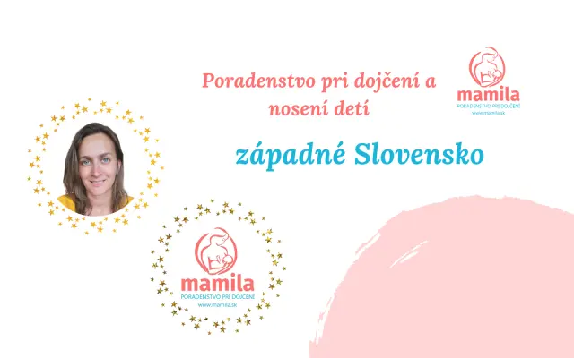 Poradenstvo pri dojčení a nosení, západné Slovensko