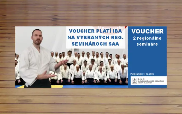 2 tatami pre SAA a 2 regionálne semináre SAA zdarma pre vás.