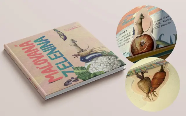 1 kniha a 2 magnetické záložky