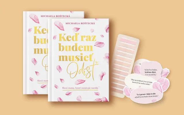 2x Kniha s osobným venovaním, nálepkami a farebnými samolepiacimi záložkami