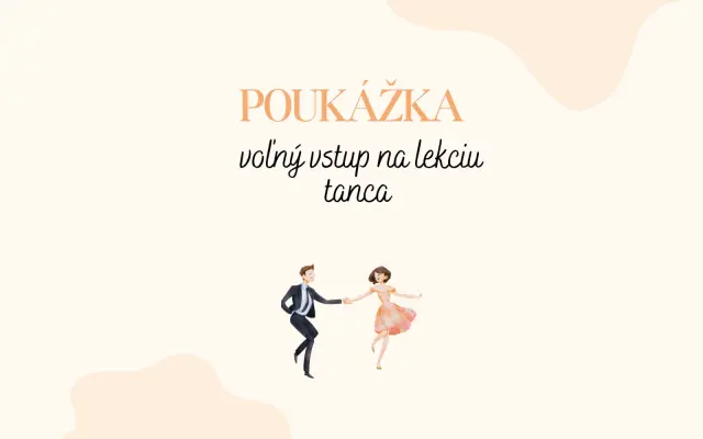 Voľný vstup na lekciu tanca