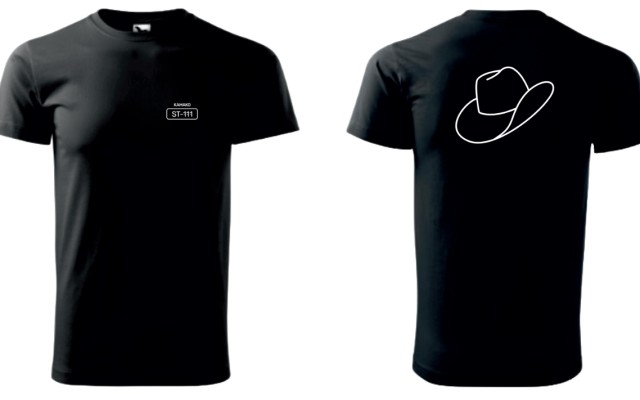 1x Tričko "ST111" - čierne