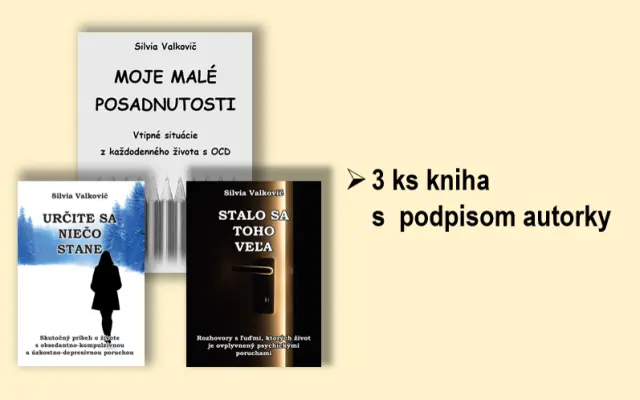 3 ks kniha s podpisom autorky