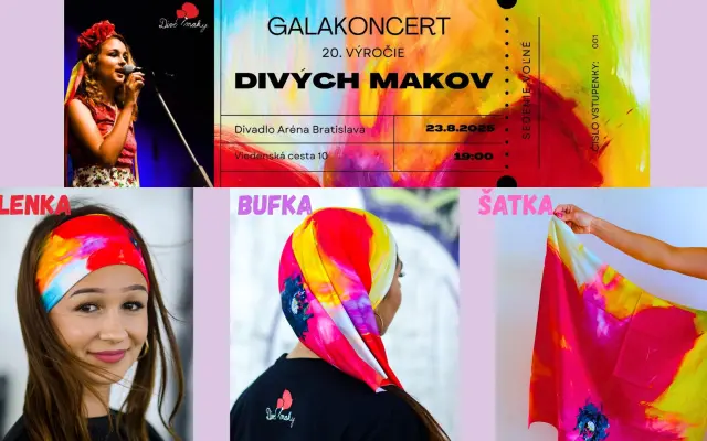 1 vstupenka na Galakoncert + merch kolekcia