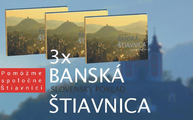 Tri knihy Banská Štiavnica Slovenský poklad