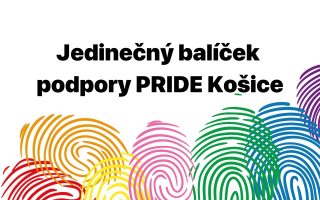 Jedinečný balíček podpory PRIDE Košice