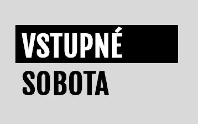 Vstupné (Sobota)