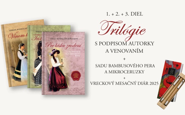 Ideálny darček pre všetkých milovníkov histórie a literatúry - všetky tri diely našej trilógie