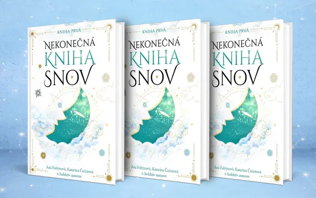 3 výtlačky knihy NEKONEČNÁ KNIHA SNOV
