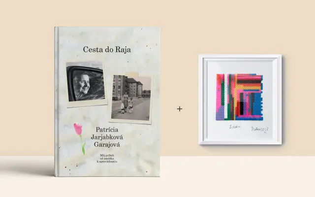 Kniha Cesta do Raja s venovaním + originálna ilustrácia od Mišky