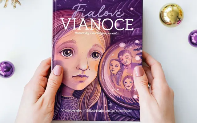 Kniha Fialové Vianoce