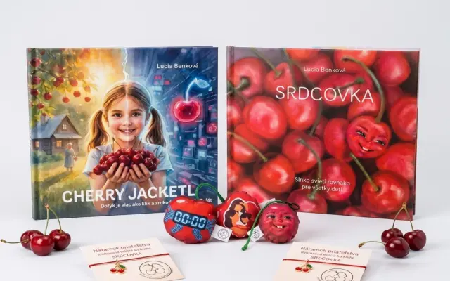 1x kniha Cherry jackpot s hračkou Cherry + 1x kniha Srdcovka s hračkou Srdcovka + 2x náramok priateľstva