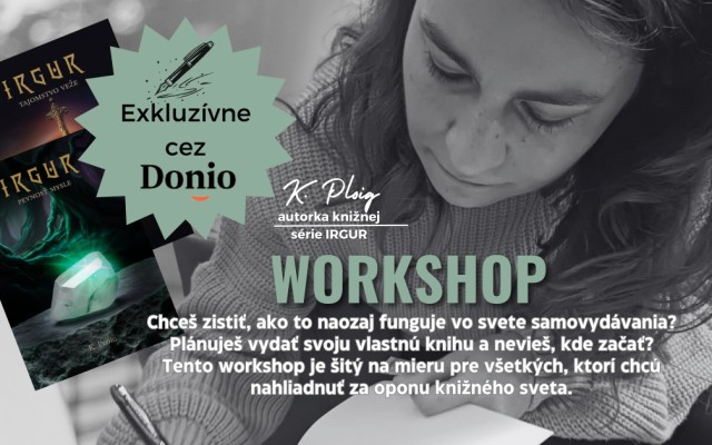 Zákulisné tajomstvá samovydávania: workshop + osobná konzultácia