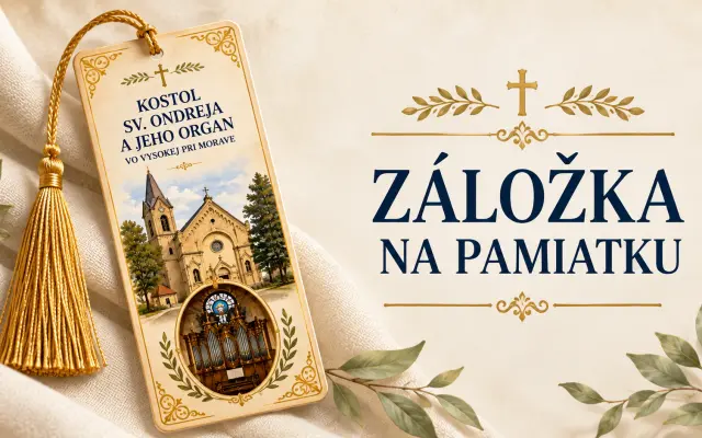1x Záložka na pamiatku