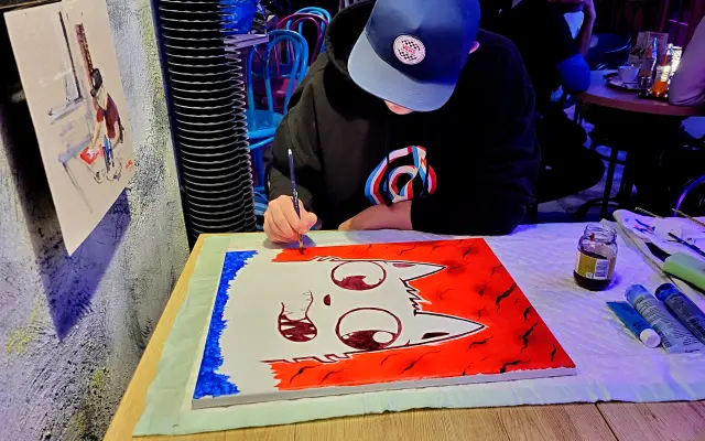 Obraz od hosťujúceho umelca