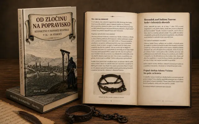 2× kniha Od zločinu na popravisko. Súdnictvo v Banskej Bystrici v 16. až 18. storočí