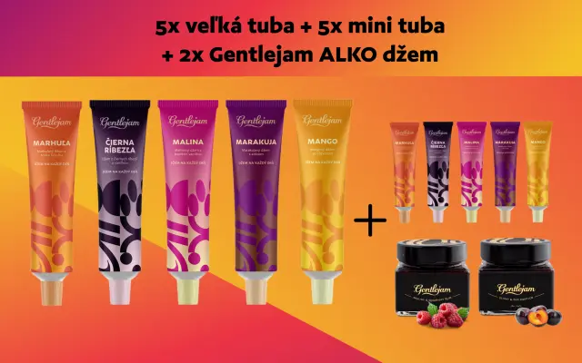 Balenie túb s ALKO džemami Gentlejam