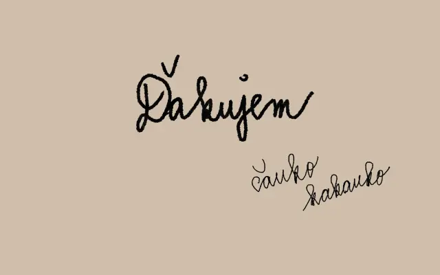 Ďakujem