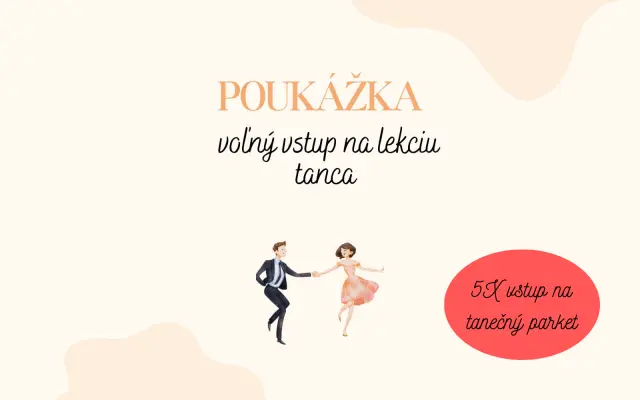 5X Voľný vstup na lekciu tanca