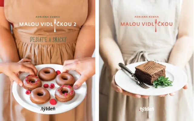 Dve do tašky - Získate obe knihy – Malou vidličkou 1 aj Malou vidličkou 2.