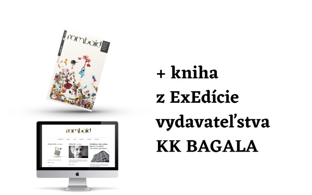 Predplatné PRINT + WEB  na tento rok + kniha z ExEdície vydavateľstva KK Bagala